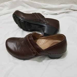 SOLD...Dansko Leather Clogs